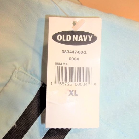 Old Navy Mens Swim Trunks Shorts Size XL Ties Pocket Swimwear Blue Brown NWT - Picture 6 of 6